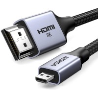 Cáp chuyển Micro HDMI to HDMI dài 1m hỗ trợ 8K Ugreen 15516